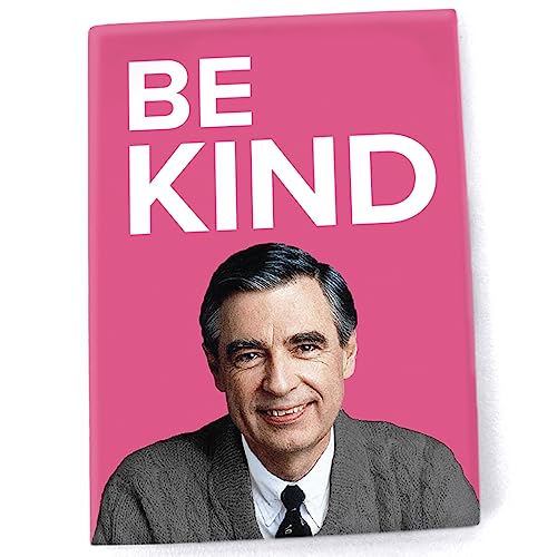 Imán rectangular Mister Rogers Be Kind 2.5x3.5 in miniatura 1