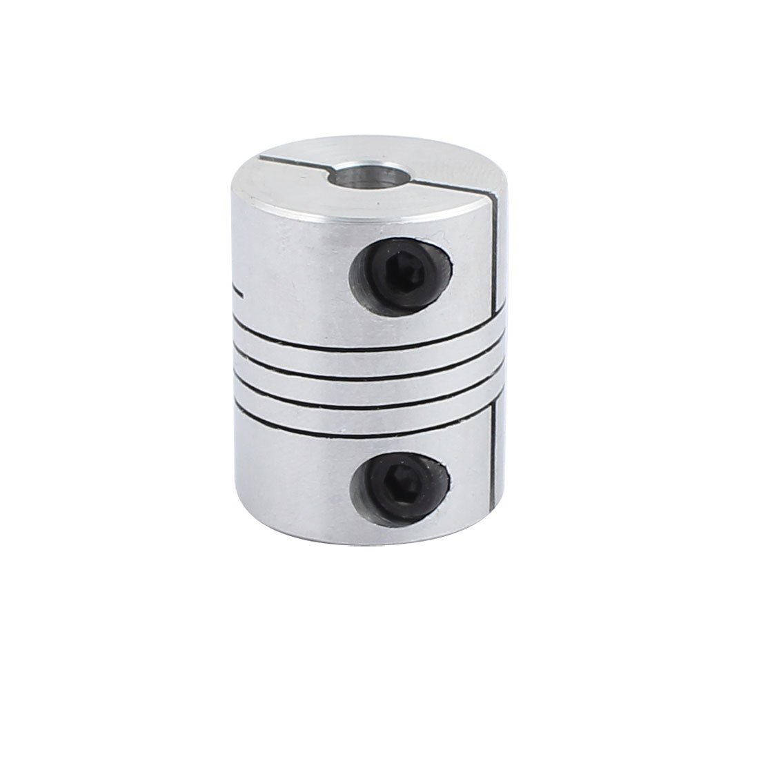 Aexit 20mm Diameter Electrical equipment 25mm Length 6mmx6mm Aluminum Alloy Spline Shaft Flexible Helical Coupling