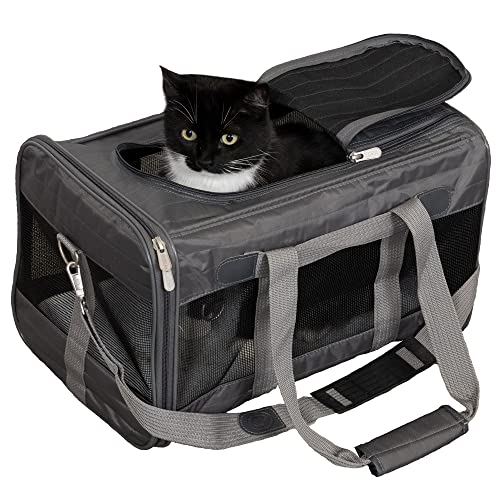 Sherpa Original Deluxe Travel Pet Carrier - Charcoal Gray, Large