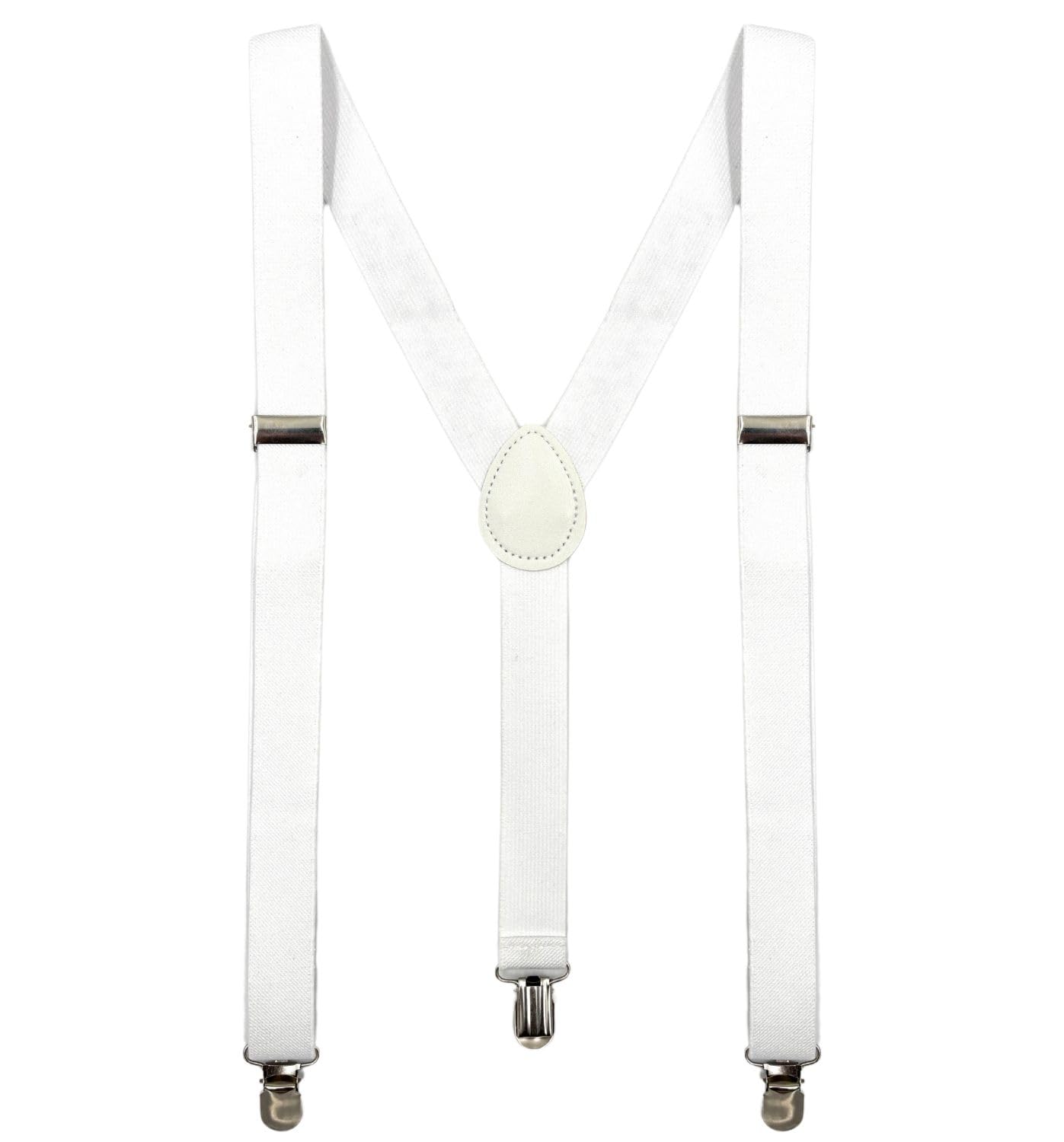 MDSTYLE Suspenders for Men Women &amp; Boys - Adjustable Y-Back with 3 Heavy Duty Clips for Wedding, Tuxedo, Formal &amp; Casual Wear