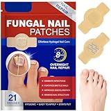 21pcs Fungal Nail Patches, Mycose Ongles des Pieds, Traitement Mycose Ongle Pied Puissant, Nettoyage De Champignons D'Ongles Des Orteils Force SuppléMentaire