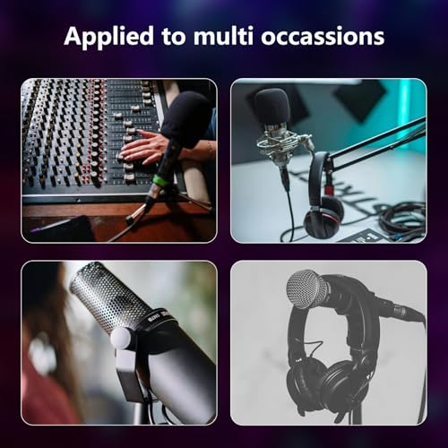 Cable de micrófono de 3 pines para crear tu estudio de grabación en casa, juego de 4 piezas 4