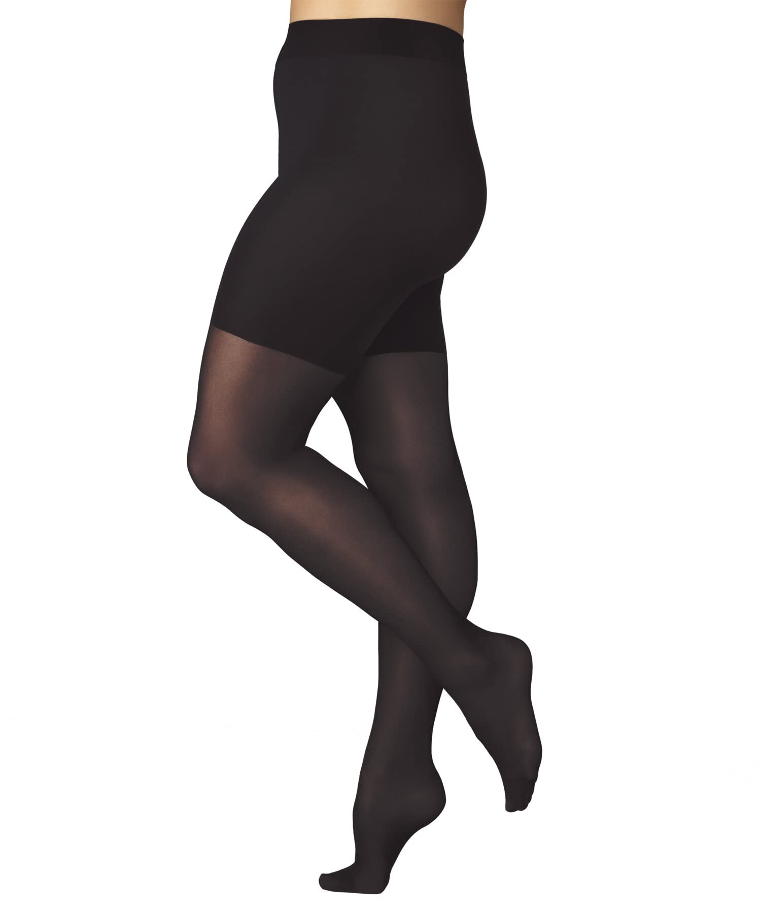 FALKE Beauty Plus 50 DEN W TI fine 50 den semi opaco unicolor 1 pieza, Pantimedias Mujer, Gris (Anthracite 3529) - E, XXL