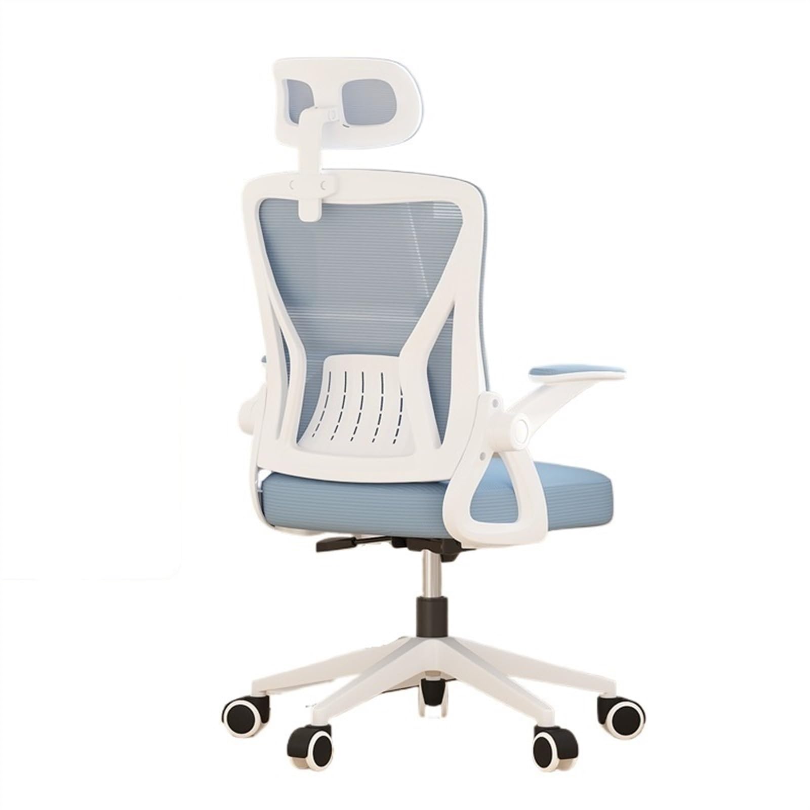 office chair high back desk chair with adjustable flip-up armrests and headrests, ergonomic mesh chair for office, swivel chair for computer gaming for hombr