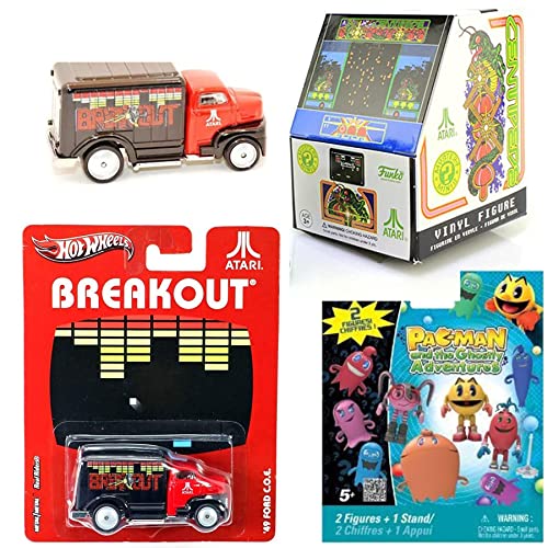 Flash Blast! Mini juego retro con personaje de Pac-Man + Breakout fundido a presión Atari Car 80's...
