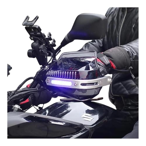 Protège-main moto à LED éclairage de sécurité pour motocross - 4