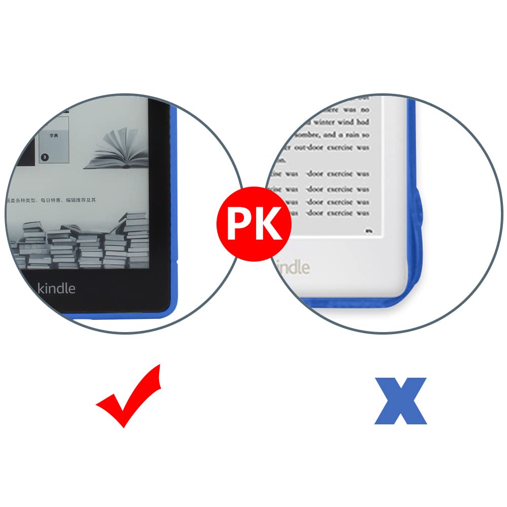 Youngme Schutzhülle Für Kindle 11. Generation (2022) – Slim Fit TPU Gel-Hülle, 6 Zoll (15,2 Cm), Rutschfester Griff, In Blau