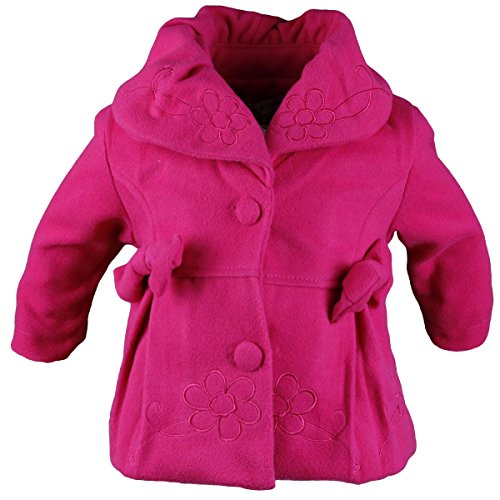Parka fleurs fille Tom Kids manches longues pour protéger du vent frais