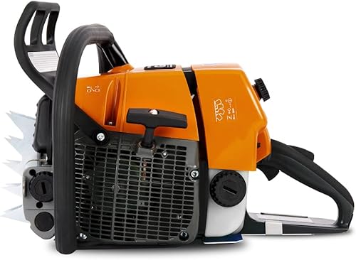 Miniatura 5 de 92CC G660 Holzfforma Motosierra de cadena de gasolina con 28 pulgadas, 92DL 3/8 pulgadas, 0.063 pulgadas, barra guía y tanque de cadena de sierra,