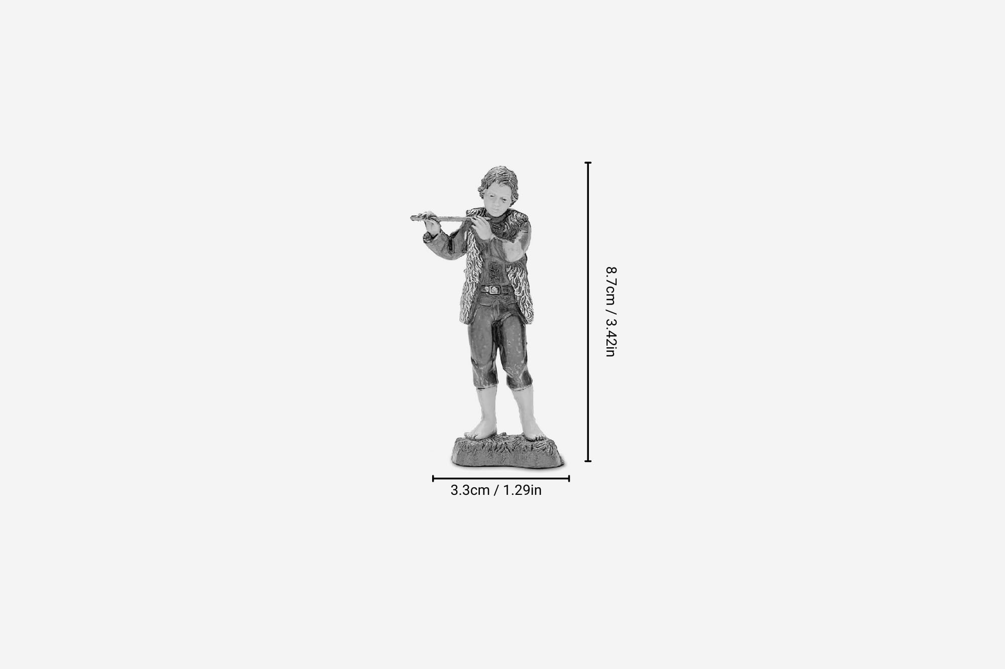 Moranduzzo Pifferaio Per Presepe Da Cm 13 Scala 1:15 - Statuine Presepe