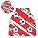 Sinestour Housses de siège de voiture pour bébé - Motif football et football - Indispensable pour le registre des bébés - Multi-usage - Auvent de siège auto pour bébé