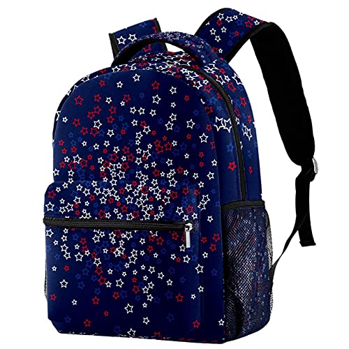 Sac à dos de voyage pour campus à motif étoiles pour l'école