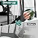Drive-up Club Car Driving Enclosure, Golf Cart Enclosure Fits for 4 Passenger Club Car DS Golf Carts, 600D Waterproof Windproof Portable Golf Cart Rain Cover with Zipper Door and 4-Sided Clear Window