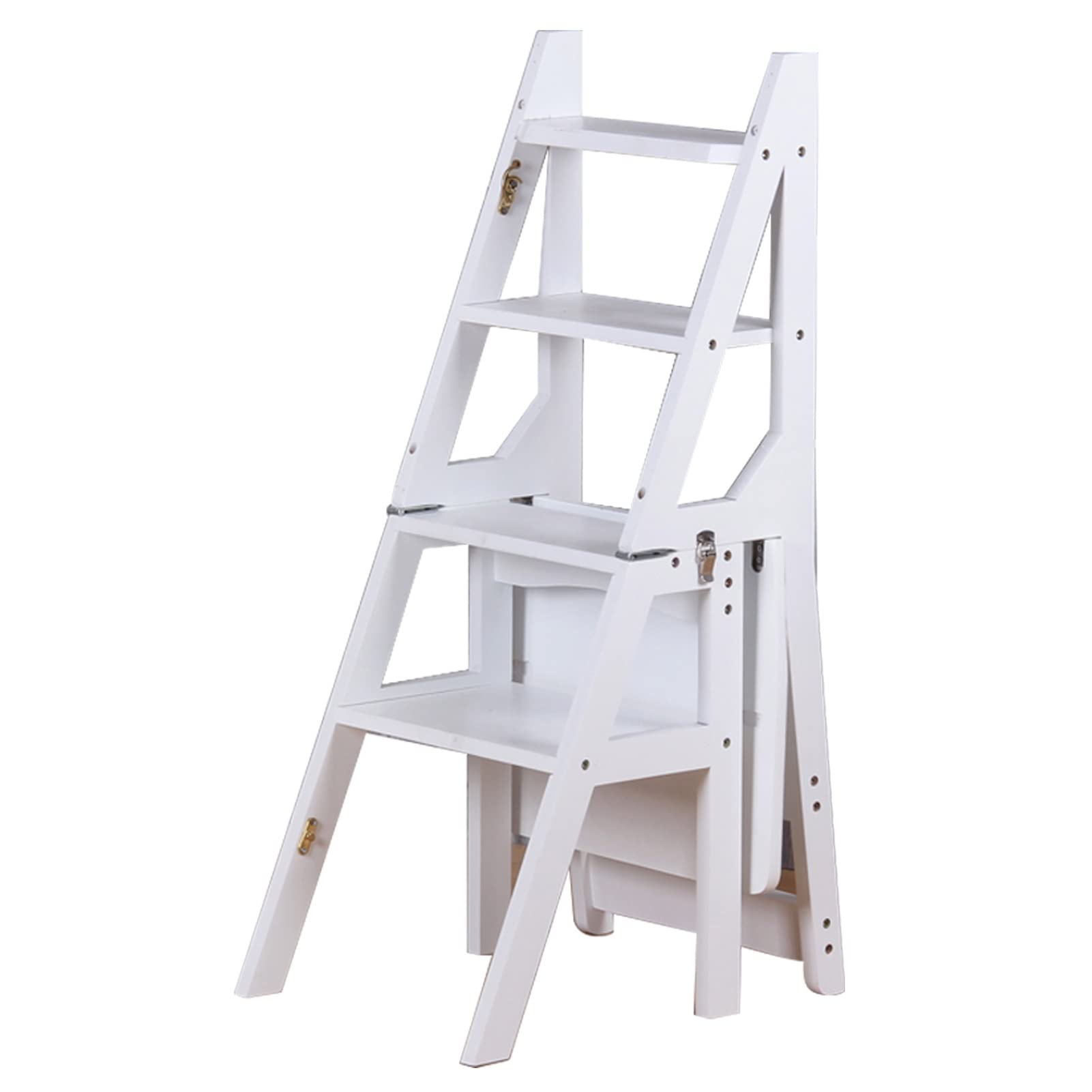 Tabouret escabeau pliant en bois pour accéder à votre bibliothèque