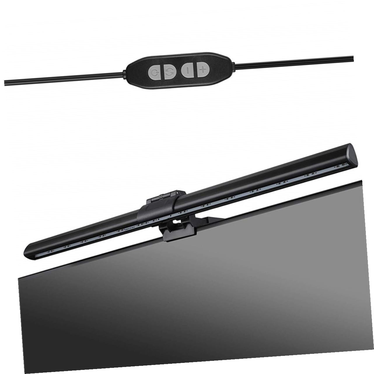 HOMSFOU Lampe Écran Avec Pince Usb Pour Lecture Écran Sans Reflets Éclairage Réglable Pour Bureau Et Maison