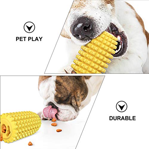 Balacoo brinquedo de milho para cães mastigáveis, puxadores, para cães, corda de brinquedo com vento