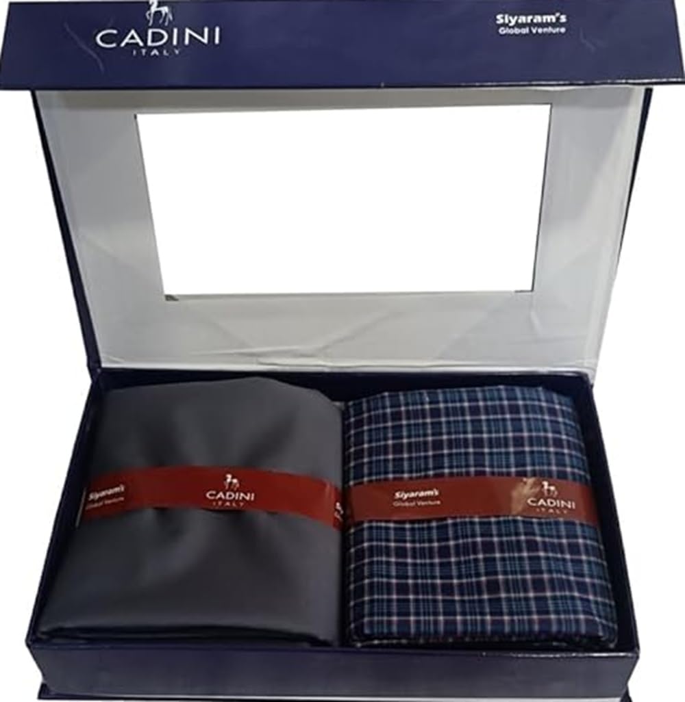 siyaram's Cadini Italy Premium Shirt & Pant Fabric Gift Set for Men | Unstitched Formal Wear Combo | Luxury Suiting & Shirting Material-picture-14