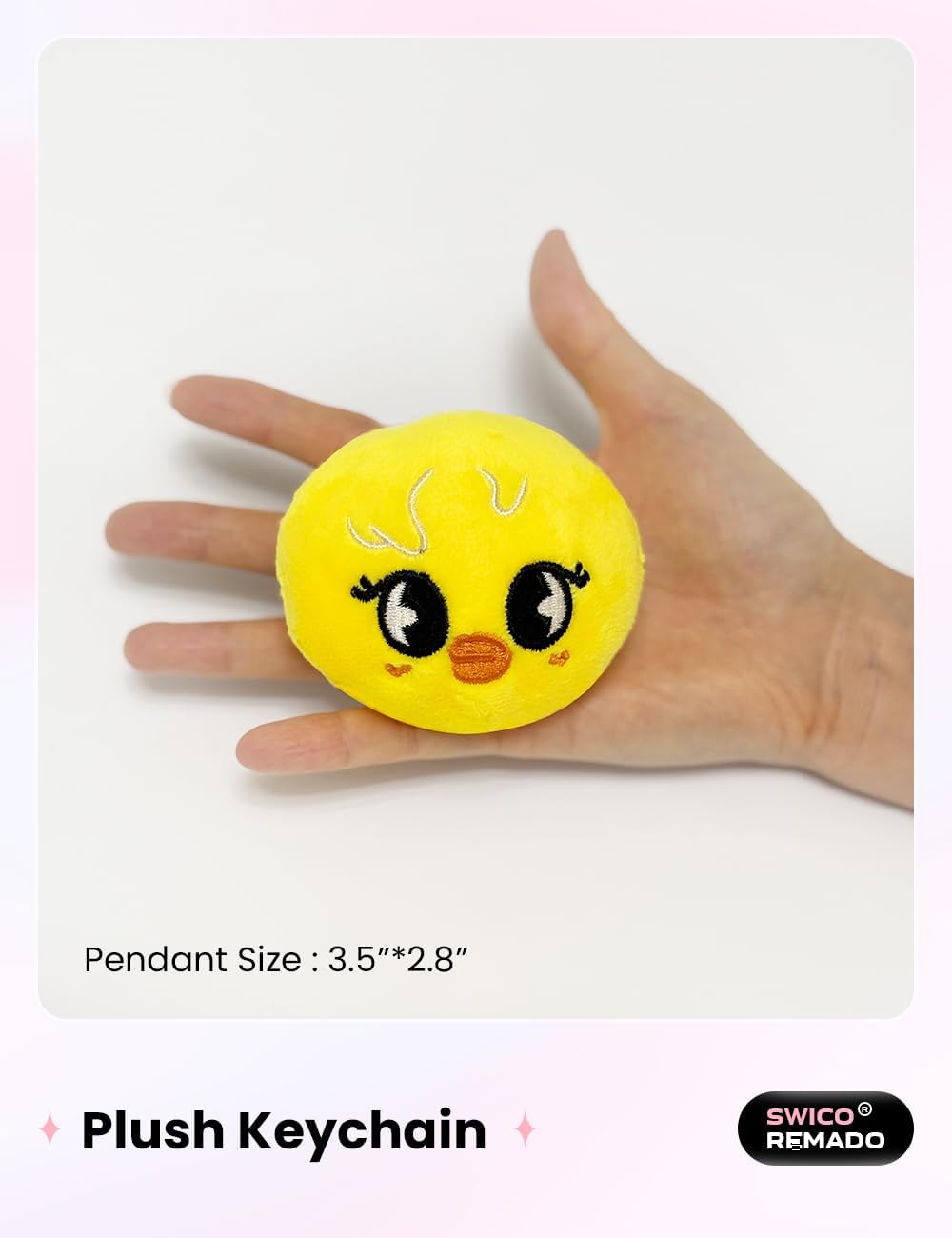 Swico Remado Keychains Cute Cartoon Animal Keyring Car Key Pendant Women Backpack Handbag Wallet Pendants Decoration