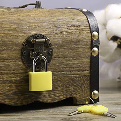 CLISPEED 4 Pcs Pequeno Cadeado Com 2 Chaves para Bloqueio de Bagagem Mochila Ginásio Bloqueio de Mal