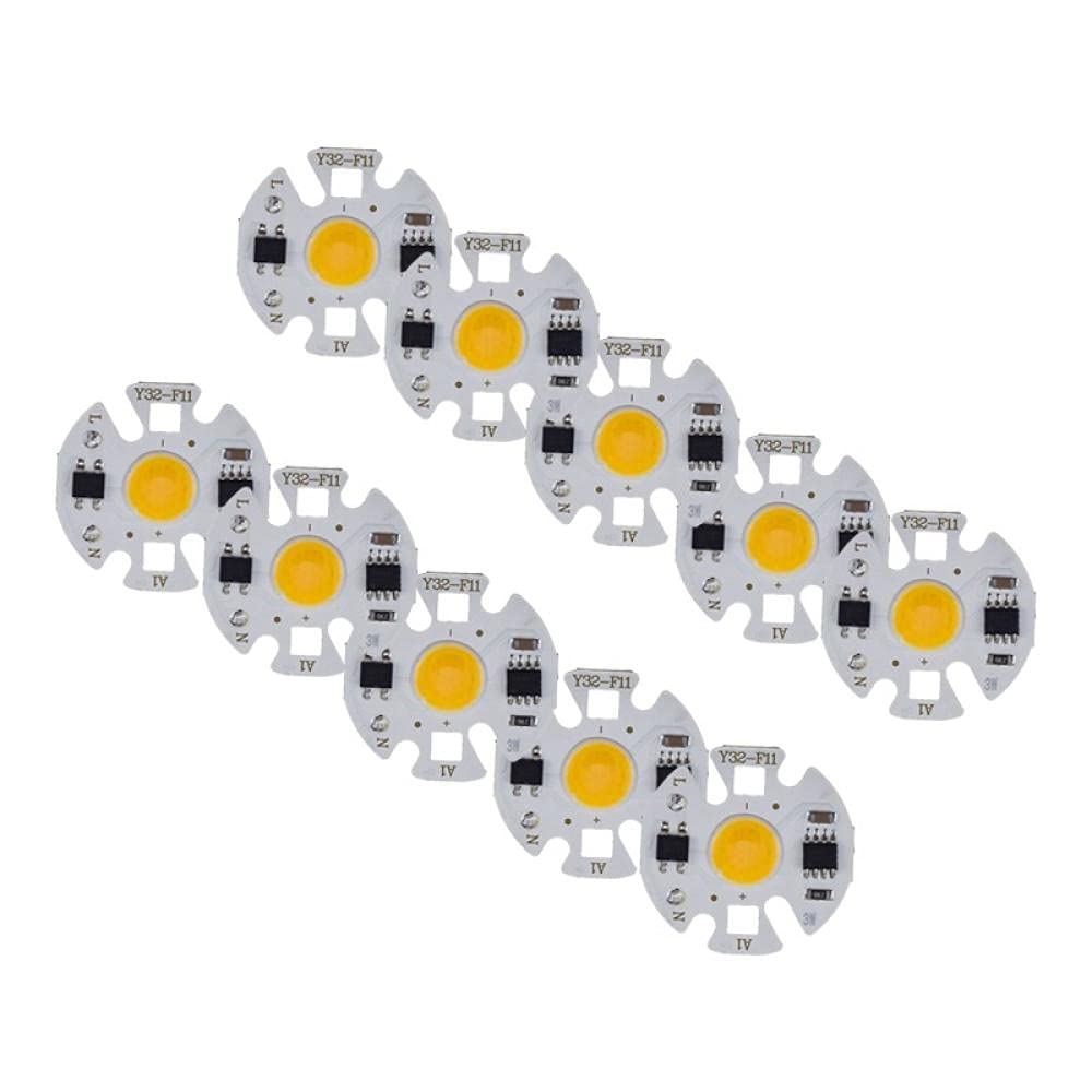 10 PCS Lampada da cob Lampada a LED Bulb Bulb Y32 3W 5W 7W 9W Ingresso di alimentazione reale IP65 per esterni LED Lampadina Proiettore freddo caldo bianco 220v-Y32 7W._Bianco freddo