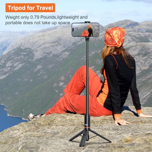 Trípode para teléfono HUIOP TP-19 extensible a 59cm con control remoto 6