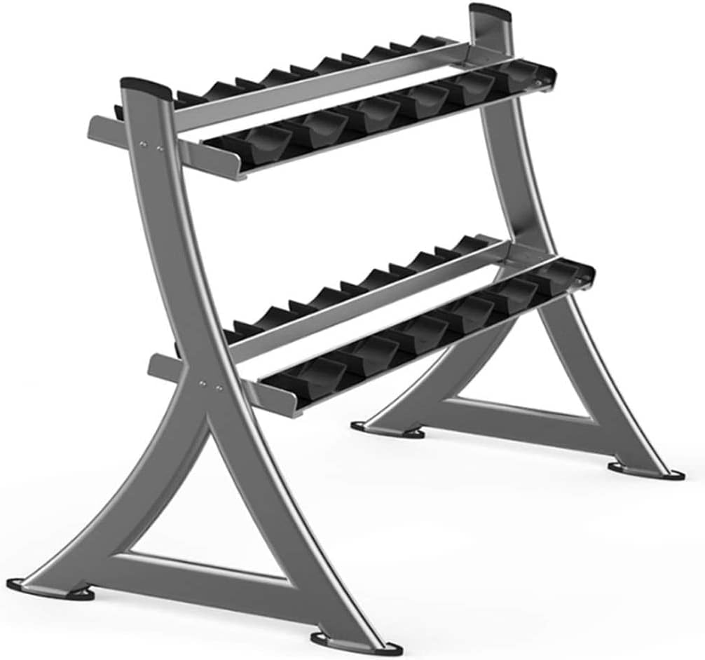 OLOTU Dumbbell Rack Dumbbell Rack 2 Tier Multilevel Weight