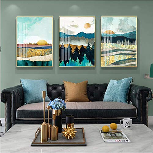 Impression murale art toile de paysage naturel moderne 50x70cm sans cadre