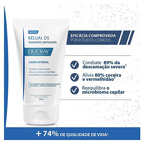 Kelual DS Ducray Shampoo Anticaspa Intensa 100mL