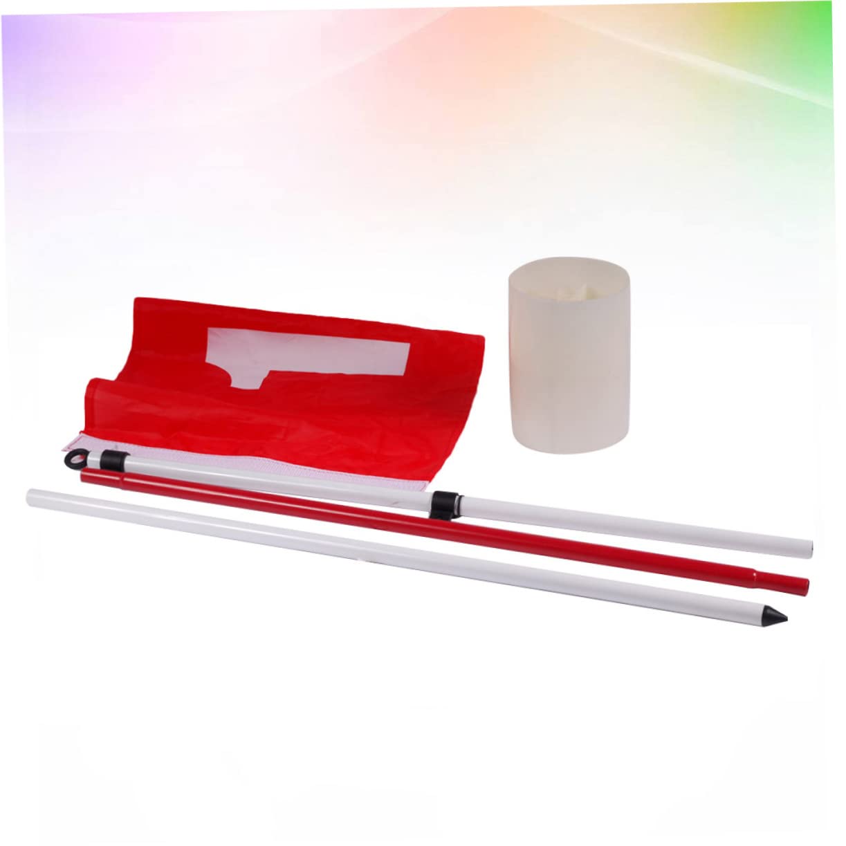 Asta de Bandera de 5 Secciones para Golf y Putting Green