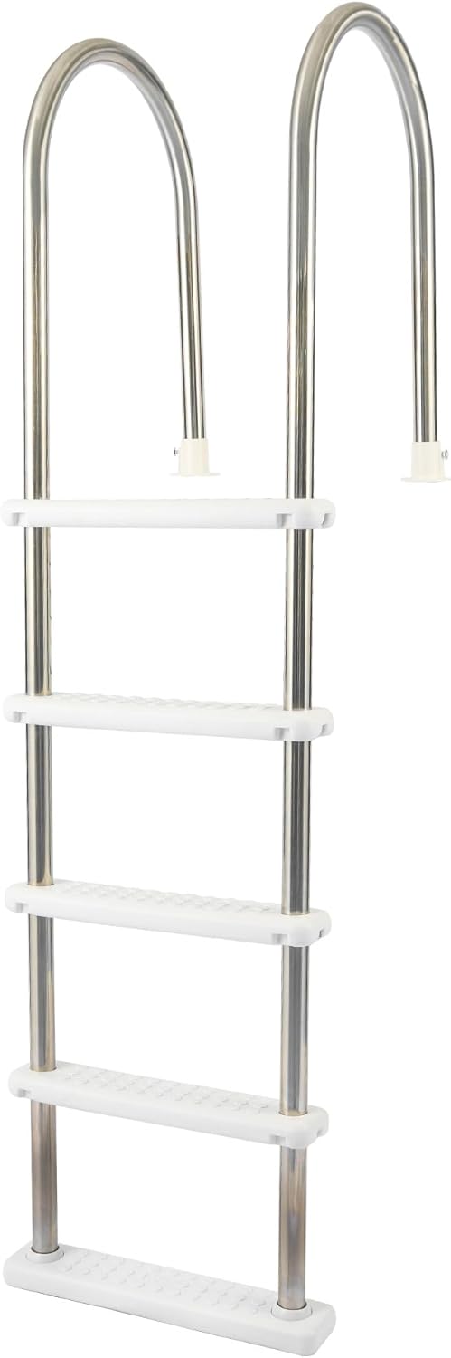 Blue Wave NE122SS Stainless Steel In-Pool Ladder,Silver/white