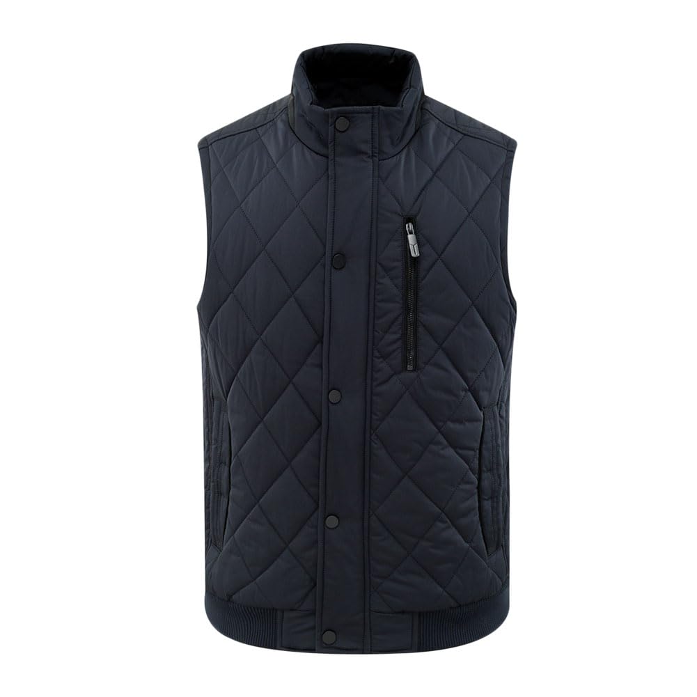 Chaleco Acolchado Caliente para Hombre Chaqueta Abrigo sin Mangas Grueso para Otoño Invierno Chaqueta sin Mangas Bodywarmer Gilet de Invierno