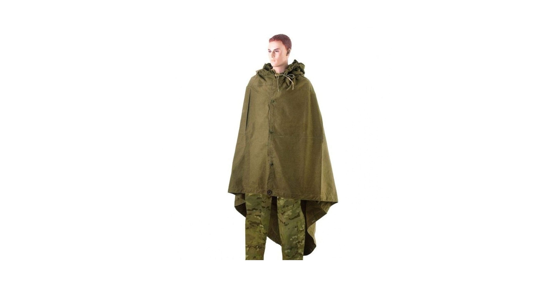 ソ連軍 ポンチョ ① ソ連軍 雨衣 ポンチョ パラトカ WW2代用 簡易テント 実物