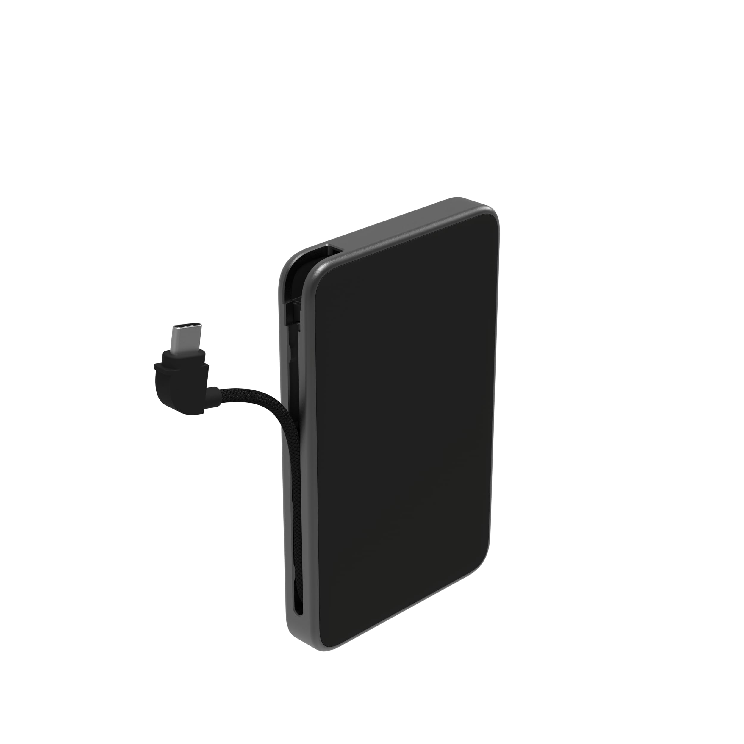 ZAGG mophie Powerstation Plus mini Power Bank, 5,000mAh Portable Battery with USB-C & Lightning-Cables, Dual Device Fast Charging, for Smart Phones, Tablets & other USB-C devices (Black)
