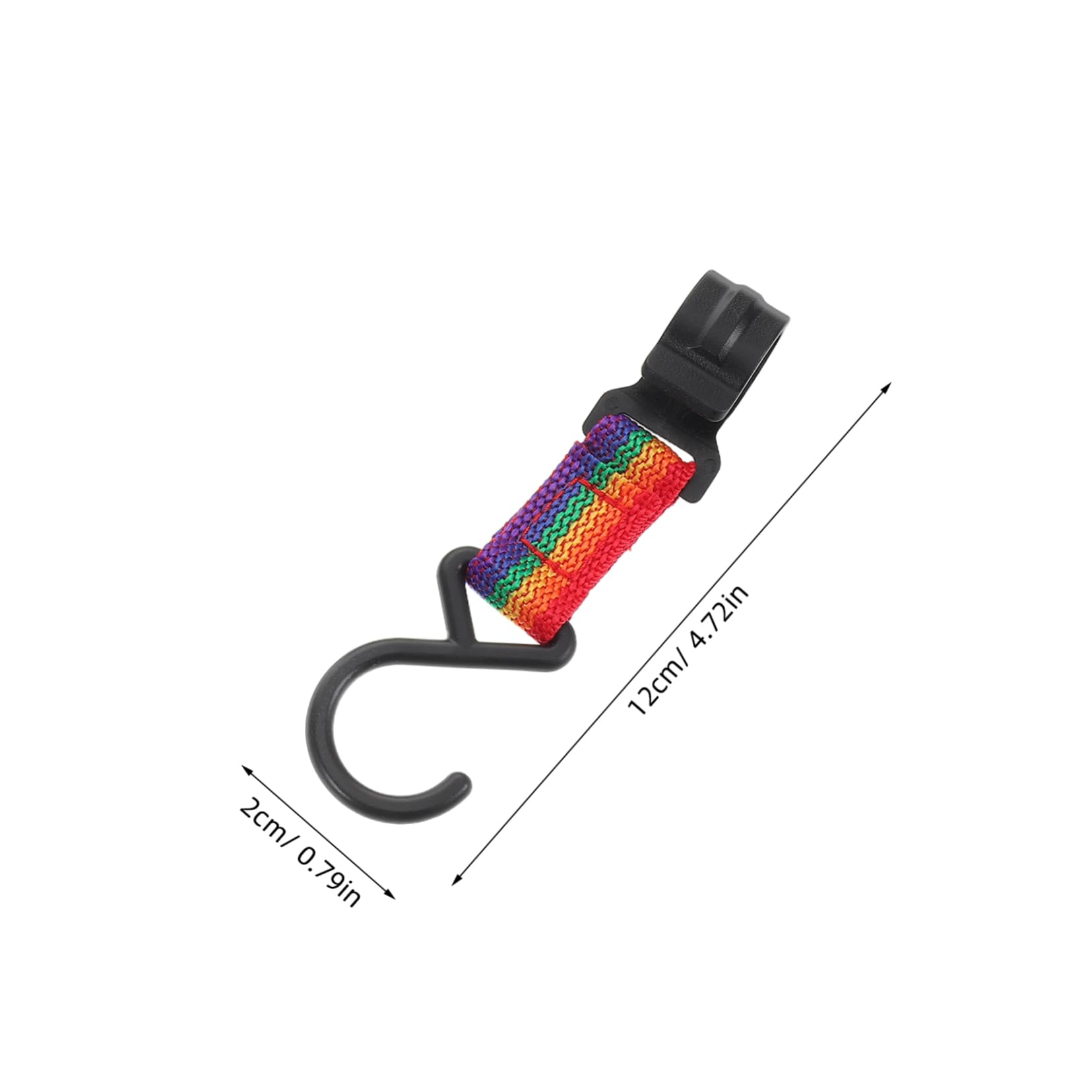 SUPVOX Camping Storage Rack 4pcs Portable Hangers Multi-Functional Hooks for Travel Fence Garment Bag