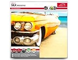 très mince Speedlink Silk Tapis de Souris Voiture Ancienne Jaune (Surface Souple, Minimise les Frottements, dessous Caoutchouté, Différents dessins)