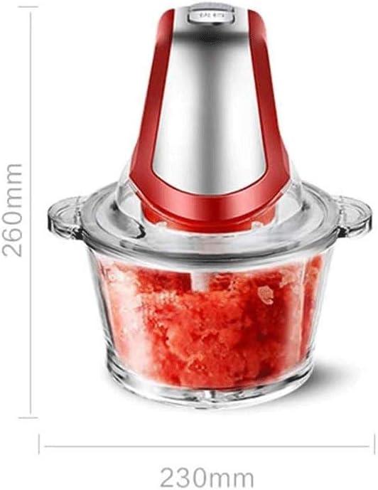 Electric Food Chopper Meat Processor,High CapacityFree Glass Bowl Blender Grinders for Onion Nuts, Clear Processing