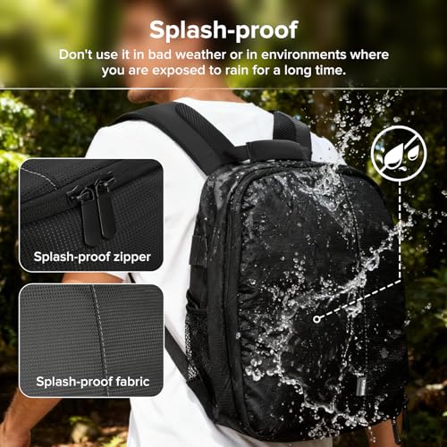 Mochila para cámara profesional impermeable pequeña miniatura 3