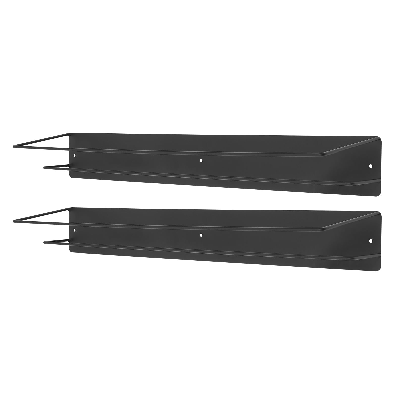 Scarpiera da parete, set da 2 pezzi, 80 cm, con portata di 9 kg