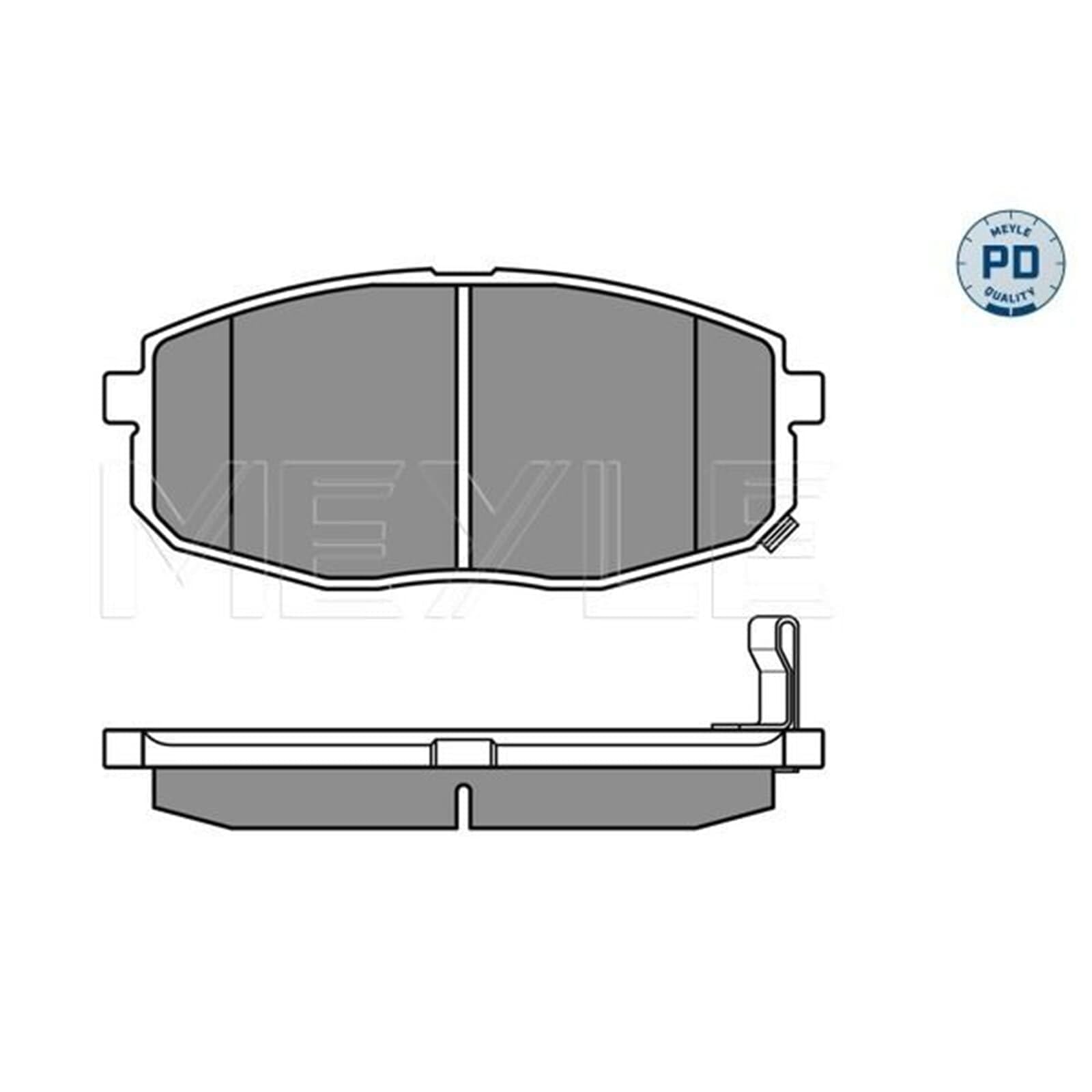 Meyle Pd-Bremsenset 280mm vorne | 28-155210022/PD + 0252396617/PD Kompatibel mit Cee'd Schrägheck (ed),cee'd SW (ed),pro Cee'd (ed)