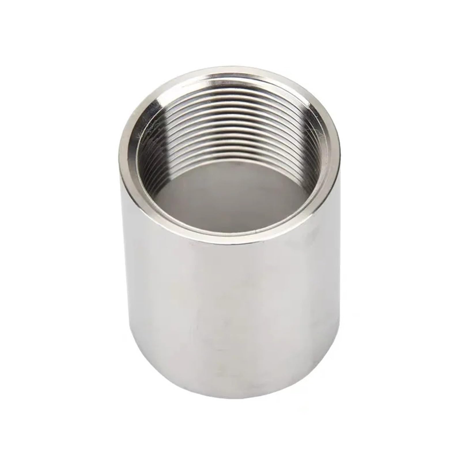 AARTERZZA 1pcs DN8-DN100 Female Straight Nipple Joint Pipe Connection 304 Stainless Steel Connector Fittings(DN100)