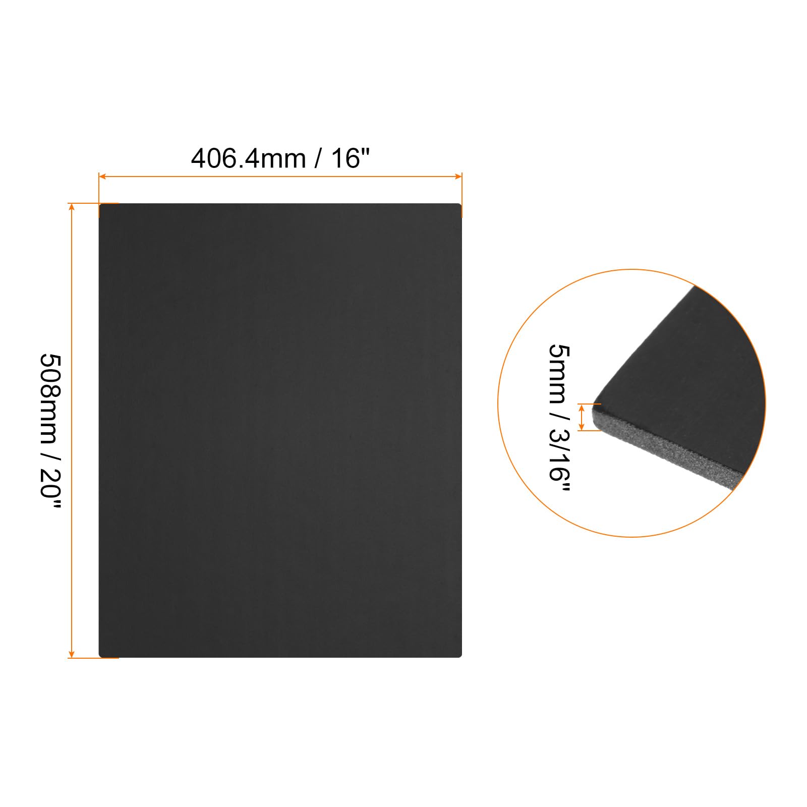 10 PCS Tablero De Espuma Negro 406 X 508 Mm Tableros De Espuma 5 Mm De Grosor Tablero De Espuma Para Póster [Para Proyectos De Presentación Artesanías Creación De Pósters]