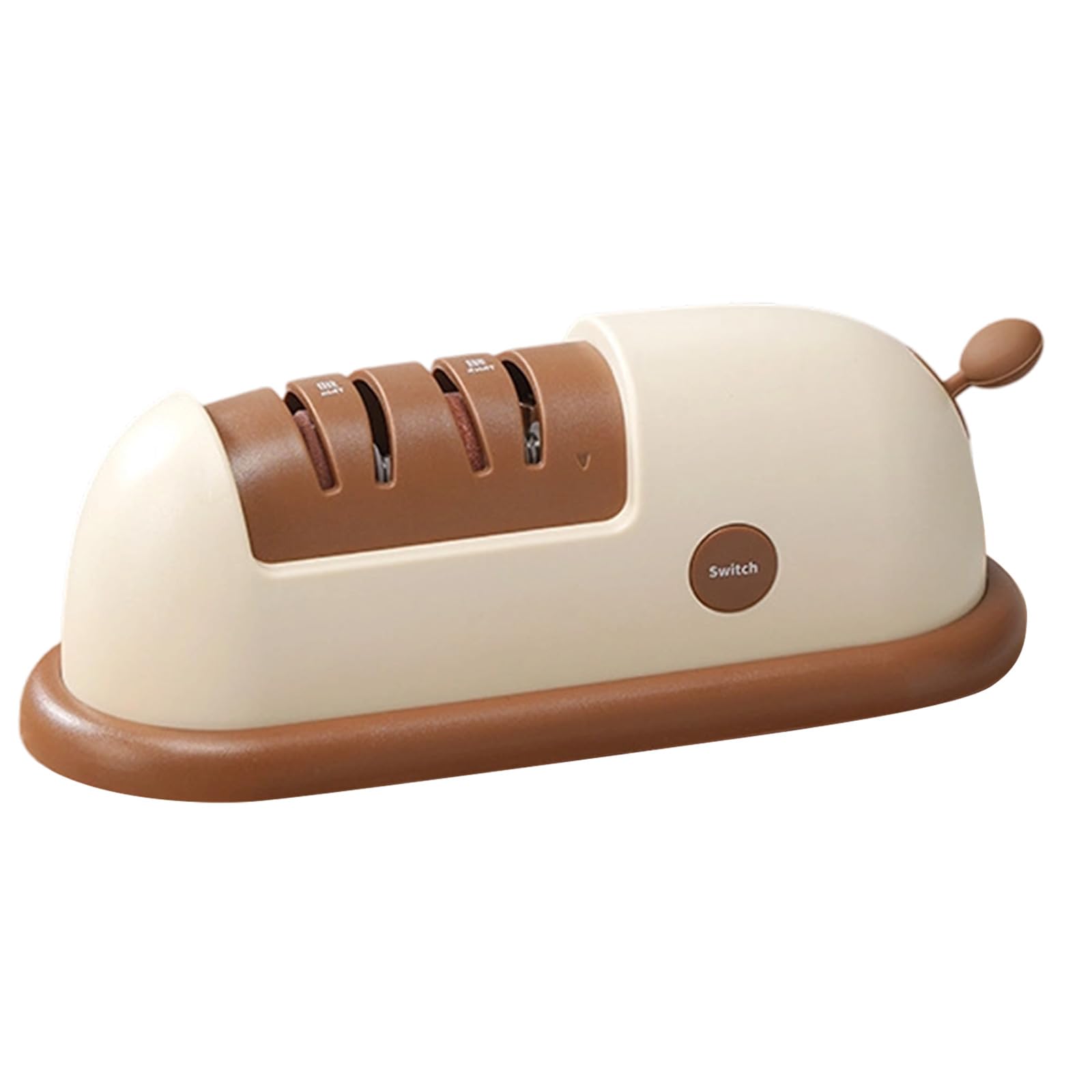 Tsophreniq Automatic Sharpener for Kitchen ABS Sturdy Construction Ergonomic Handle Operations for Various Cutter Industrial Grade Abrasives