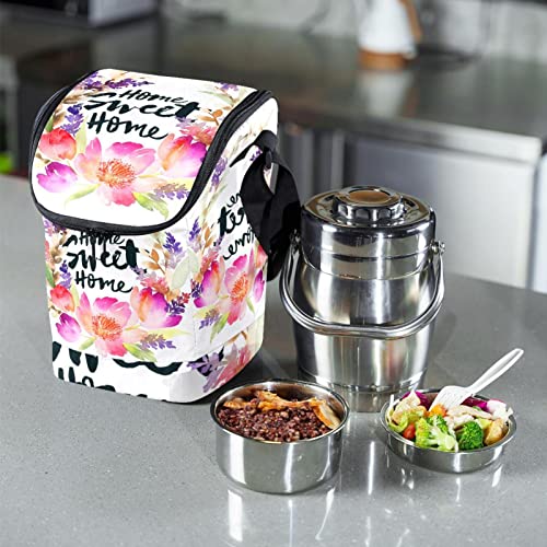 Bolsa de almuerzo pequeña reutilizable y lonchera ligera mujer 7