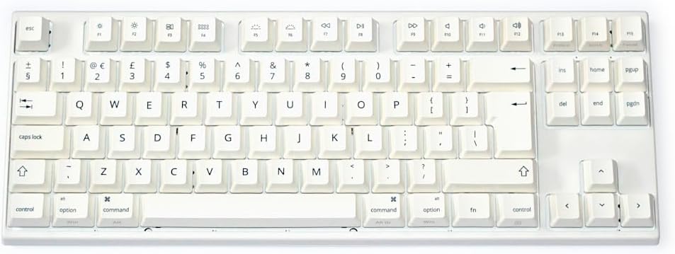 V201 UK VA88Mac PBT Backlit MX Blue Soldered Click Switches Mac Keyboard