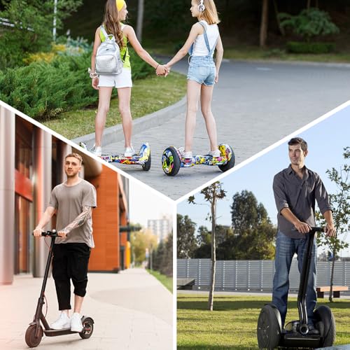 E Scooter Ladegeräte, 42V 2A Hoverboard Ladekabel, E Scooter Ladekabel mit 6 Anschlüssen und LED Anzeige, 36V Hoverboard Akku Ladegerät für Electric Scooters Xiaomi M365 Elektroroller Fahrrad