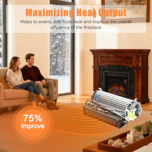 Criditpid Electric Fireplace Blower Fan & Heater Element for Twin Star Electric Fireplaces, Wood Burning Stove, Fireplace Blower Motor Parts for Twinstar 28E05, 28E05R, TS-001, 23EF010GAA, 10QI071ARA by Criditpid - Image 5