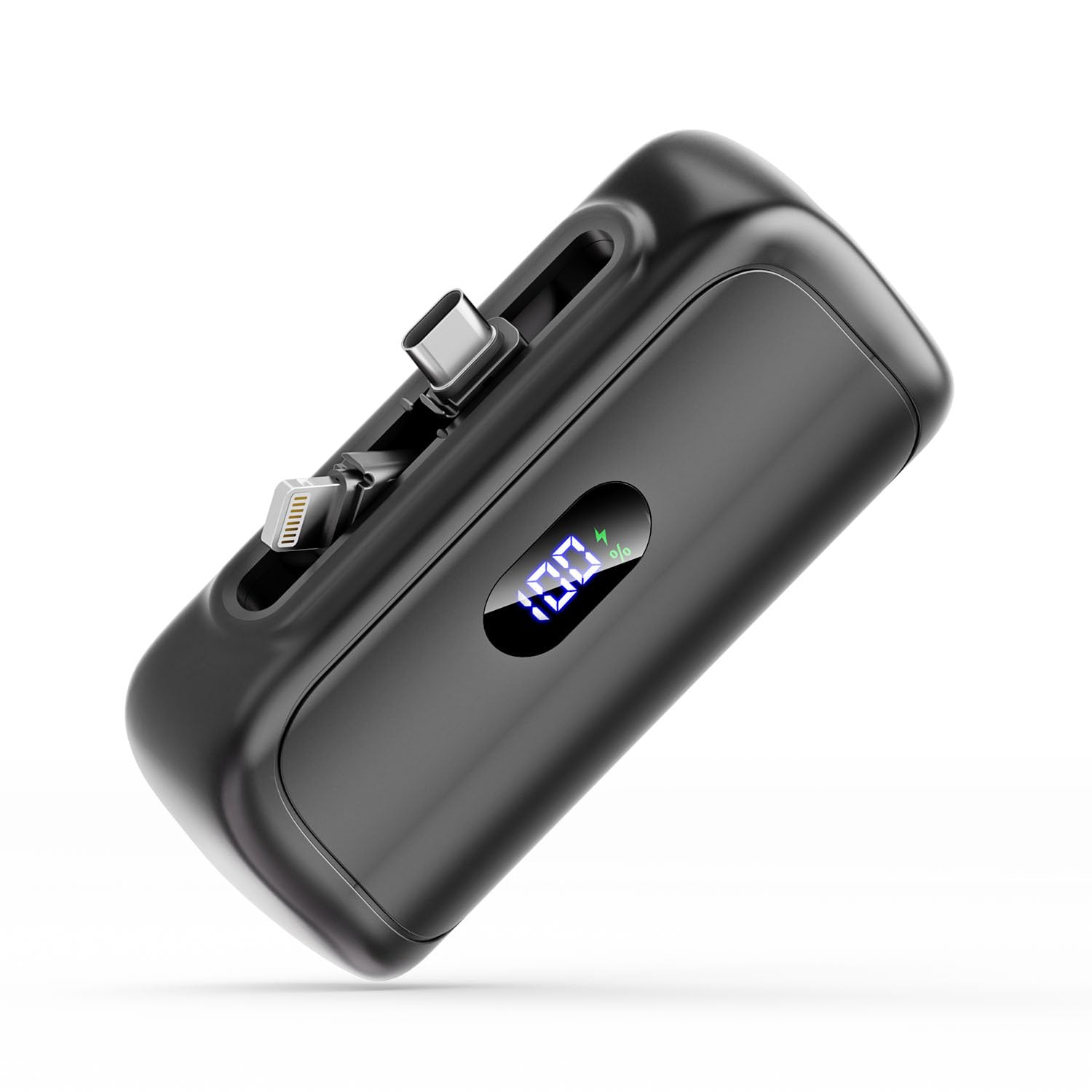 モバイルバッテリー 小型 6800mAh MFi認証 【新登場 & タイプCコネ…