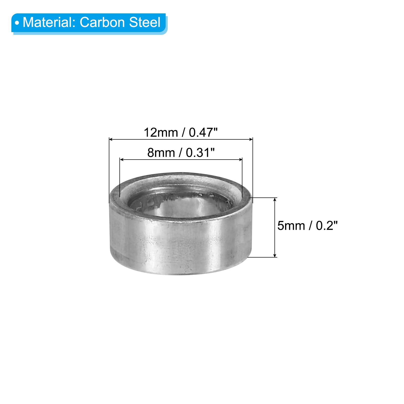 PATIKIL M8 Steel Spacers - Image 2