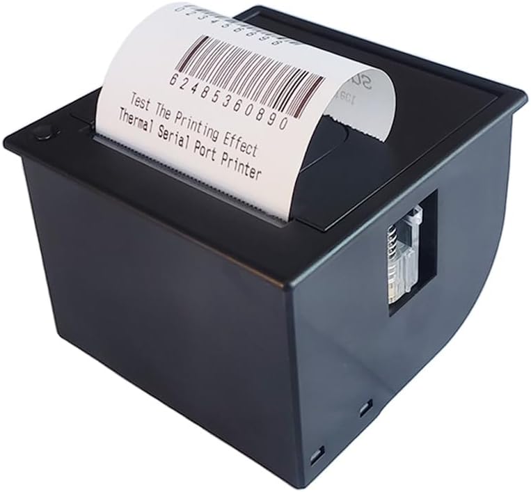 Black 58mm Ticket Micro Printer Embedded Thermal Bill Printing TTL Serial Port Receipt Printer Module 9V to 24V