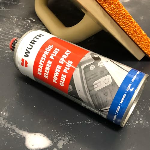 wuerth FLO10057 Würth Sprühkleber Power Plus, transparent, 1 - Pack